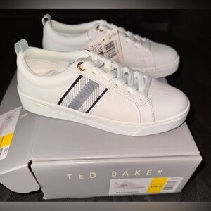 Ted Baker Blue and White Sneakers, sz 6